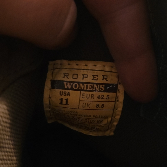 Roper Women's Boots - Black and Tan - Picture 4 of 6